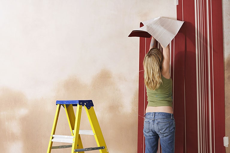wallpaper hanging specialist of Paint Works London 1